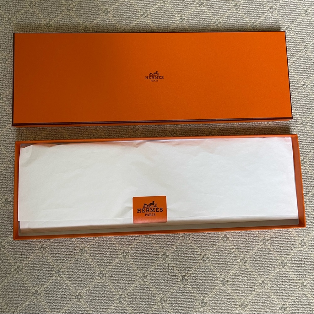 Authentic HERMES Box, Shopping Bag, Ribbon - Picture 4 of 8